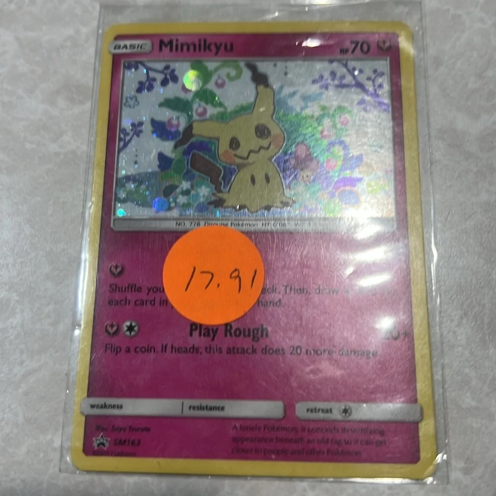 Pokémon Mimikyu card number sm163 - Picture 4 of 4
